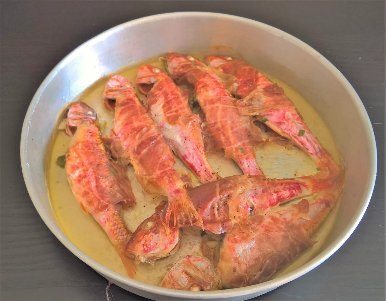 triglie al prosciutto